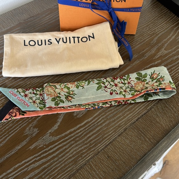 Louis Vuitton Silk Monogram Flowers Bandeau - Picture 1 of 14